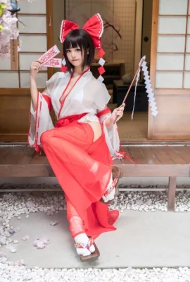 Fourrure de chat miel « Hakurei Reimu (Projet Touhou) » (11 photos)