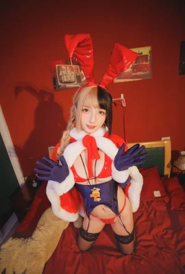 Les bas noirs « Christmas Girls 2 » de Mafuyu Kagakusaka sont si tentants que les gens ne peuvent pas les supporter (77 Photos)