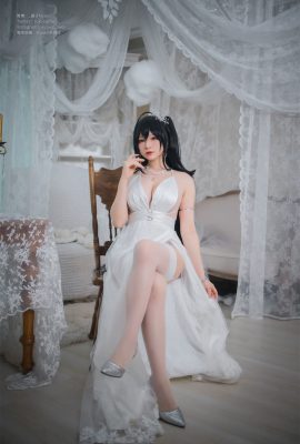 Robe de mariée blanc pur Nyako Dafeng