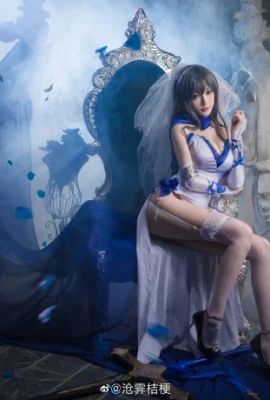 Azur Lane Louis IX cos Paladin en costume magnifique, saint, beau et émouvant cn Cangji Platycodon (16 photos)