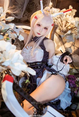 Robe sombre d’Azur Lane Ayanami Yuzu cos cn ananas Kagero type nyonyoko (16 photos)