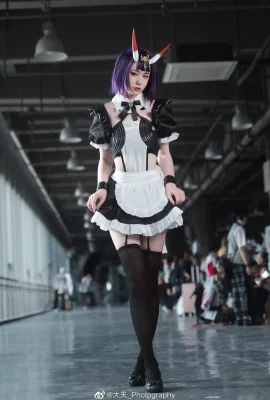 FGO Shuten Douji Fan Maid@Vous voulez tout le sucre, retirez la glace et ajoutez des pops croustillantes (Photographie : @大夫_Photography) (9 photos)