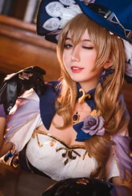 Genshin Impact Lisa cos sorcière intellectuelle cn perdu humanoïde QUQ (9 photos)