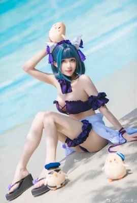 Azur Lane Cheshire Maillot de bain pour Dating Summer Tomoyo-chan (9 photos)