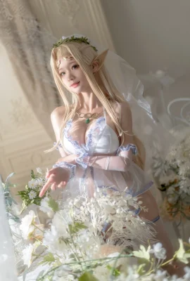 (Silly Momo) Robe de mariée elfe blanche