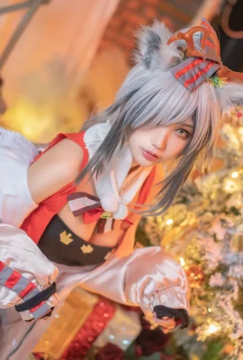(Zhou Ji est un lapin mignon) Noël Black Arknights Schwarz