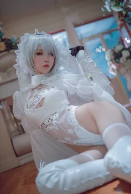 (Mizuin Aqua) 2B Version blanche NieR_Automata NieR Automata