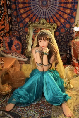 Poisson rouge kinngyo Cosplay princesse Jasmine