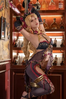 Naitao Cosplay Gun Rin fan lapin fille