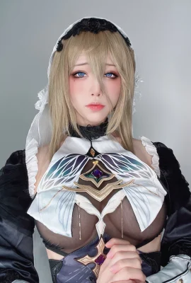 « Honkai Impact 3-Aponia » de Shui Miao Aqua est plein de costumes de nonne sensuelles qui sont trop immondes (36 Photos)