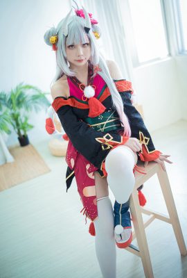 (Murasaki) Hyakki Ayame (costume régulier et T-shirt commémoratif de 100 millions de personnes)