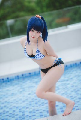 (Momoko Aoi & Guahi-chan) SSSS.GRIDMAN Rikka Takarata & Akane Shinjou Maillot de bain
