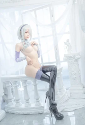 Stupide Momo Cosplay 2b glace et neige