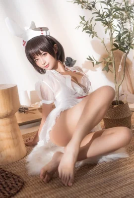 Cosplay Chunmomo infirmière transparente