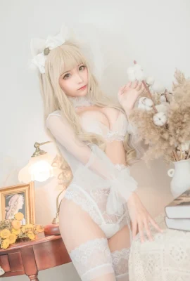 Cosplay Chunmomo Chat Blanc