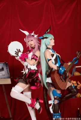 Honkai Impact 3 Rosalia : @云面W-Vie heureuse d’âge moyen et âgé, Lilia : @流一_ Meow Meow Meow Meow Meow (9 photos)