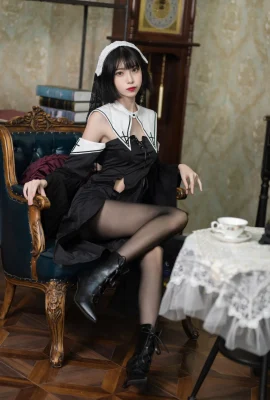 Cosplay Xu Lan Sanyue vie nonne sombre