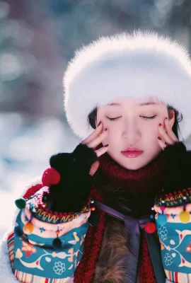 Cosplay nian nian la neige de bon augure annonce une bonne récolte