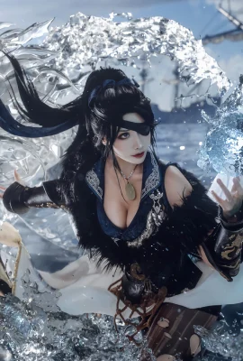 (Liu Yi_Meow miaou miaou miaou miaou) Naraka Bladepoin Cui San Niang, roi dragon de la mer de brume Cui Sanniang