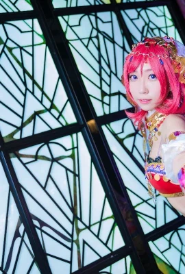 « J’adore vivre ! » 》Le danseur Nishikino Maki réveille Sonoda Umi réveille Cheongsam et joue avec Birdie en kimono en coton (27 photos)