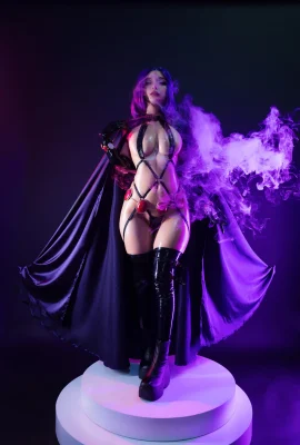 Cosplay Umeko.J Raven ensemble de lingerie en Latex.01