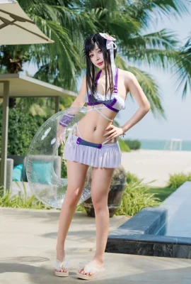 Cosplay Umeko.J Tifa maillot de bain ensemble.02