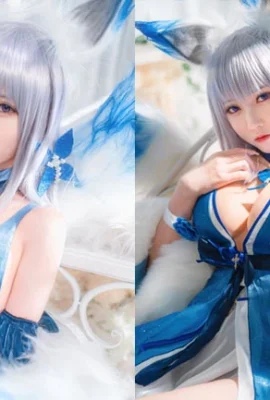 Azur Lane Shinano Robe cos Hazy Moon Touya cn Big Meatball Amiee (15 photos)