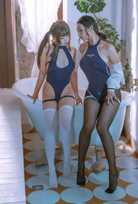 Yunxixi Naitaotao double natation (53 Photos)