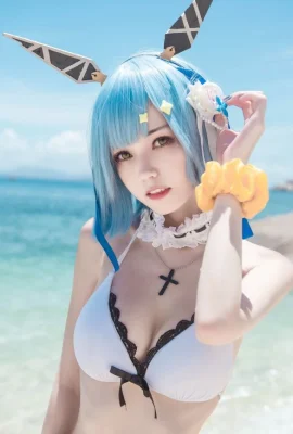Votre mariée – Maillot de bain Gascogne (Azur Lane) (18 Photos)