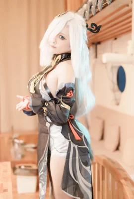 Blogueur d’animation Luo Li LoLiSAMA Shen He Leng Hua Youlu salle privée sur le thème des sous-vêtements de sort sexy montrent une silhouette dodue tentation sensuelle photo 83P