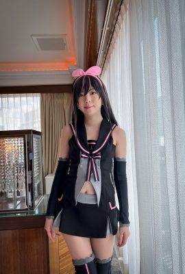 Véritable augmentation mammaire Ena (réelle) 18 ans 150 cm minimum rasée Belle fille couche Miiro Nanamori Enfance entièrement ouverte Pure Serious Angel Girl → Ensemencement infini Vol de sperme Femme Verotuber Black Eye (NN)