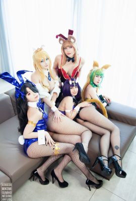 Kerocchi, Mikomi Hokina, Gumiho Hannya, Megumi Koneko, Waifufox – Collaboration Fate Bunny