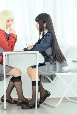 Chunmom (蠢沫沫) et Talaingazhai Cosplay Chisato et Takina – Lycoris Recul (58 photos)