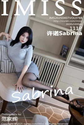 [IMISS AI MI Club]2025.04.07 Vol.788 Xu Nuo Sabrina Charming Black Silk Version Full No Watermark Photo[111P]
