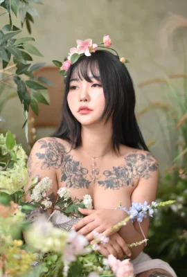 (Jeon Boyeon) La jolie fille coréenne montre sa belle silhouette et ne peut pas résister à la tentation (55 photos)