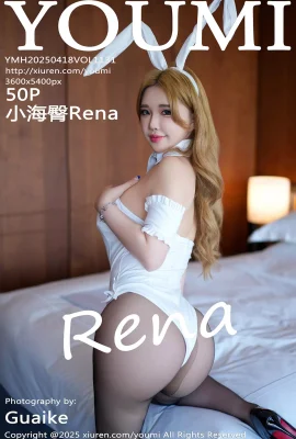 [Youmi youmi hui]2025.04.18 Vol.1131 Little Sea Butt Rena White Sleeve Courte Version complète sans filigrane Photo[50p]