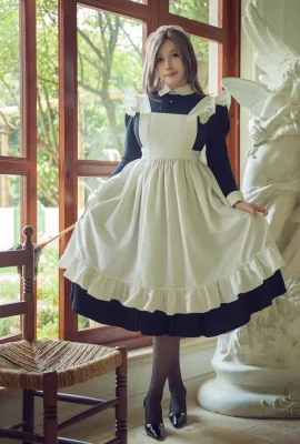Coser populaire Don’t Stupid Cat Ol Head Boss Thème sexy ol uniforme exposé sous-vêtements blancs avec une soie noire ultra mince montrant un corps magnifique photo sexy 91p-02